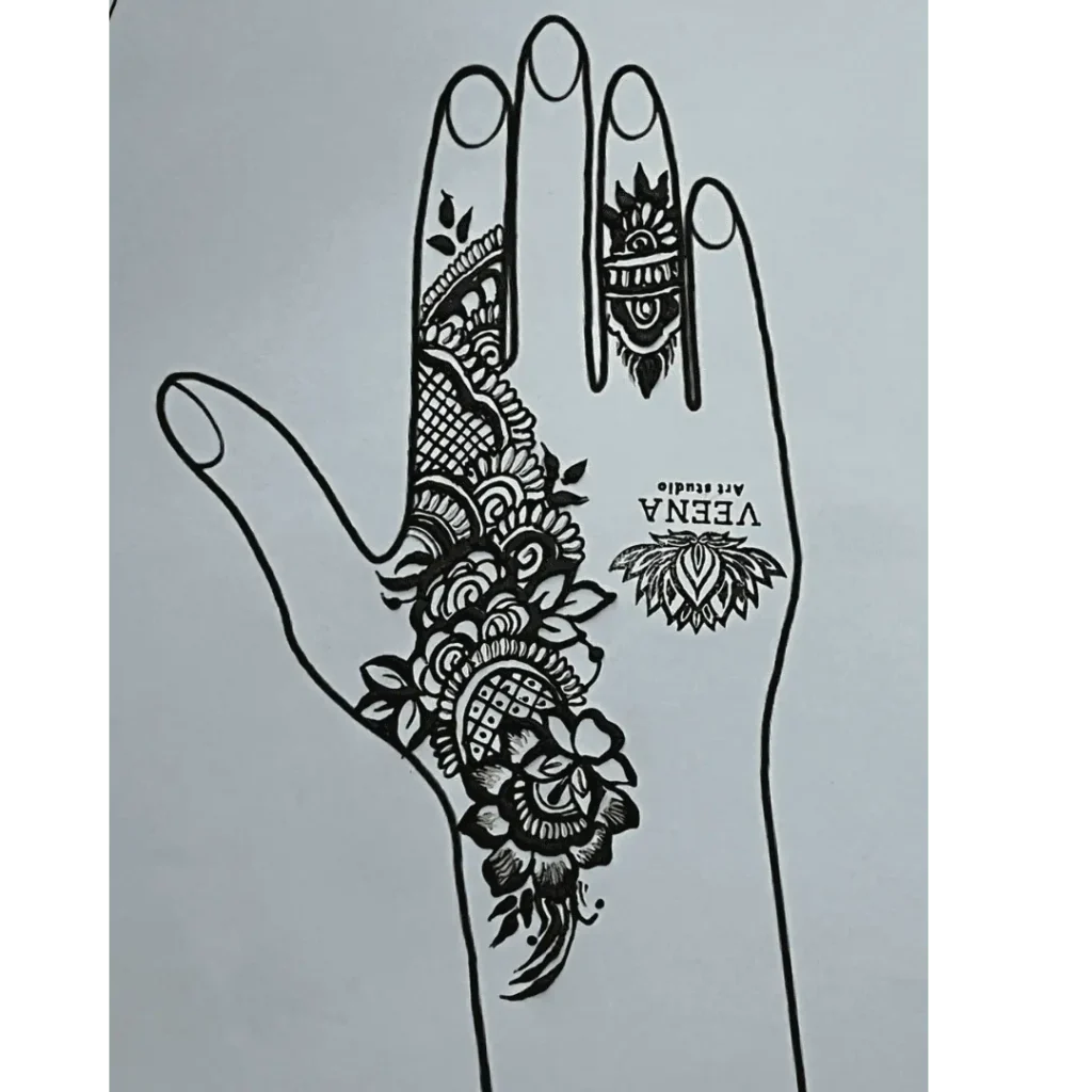 How to Design Your Own Mehandi Designs on Paper